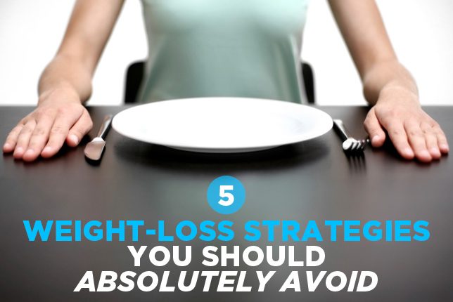 5 various Weight Loss Strategies You Need To Steer clear of