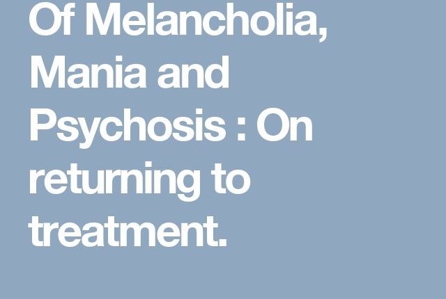 Melancholy For Dummies: Severe Symptom Comfort For You